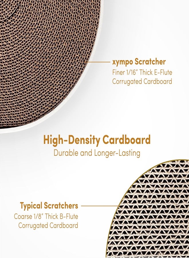 xympo 24 Inch Wall Mounted Cardboard Scratcher (Pack of 2) - Image 3